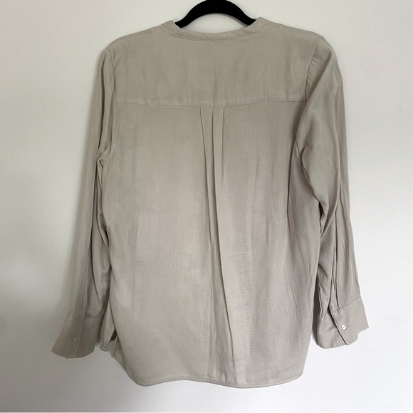 Old Navy Beige Split Neck Tunic - Picture 4 of 6